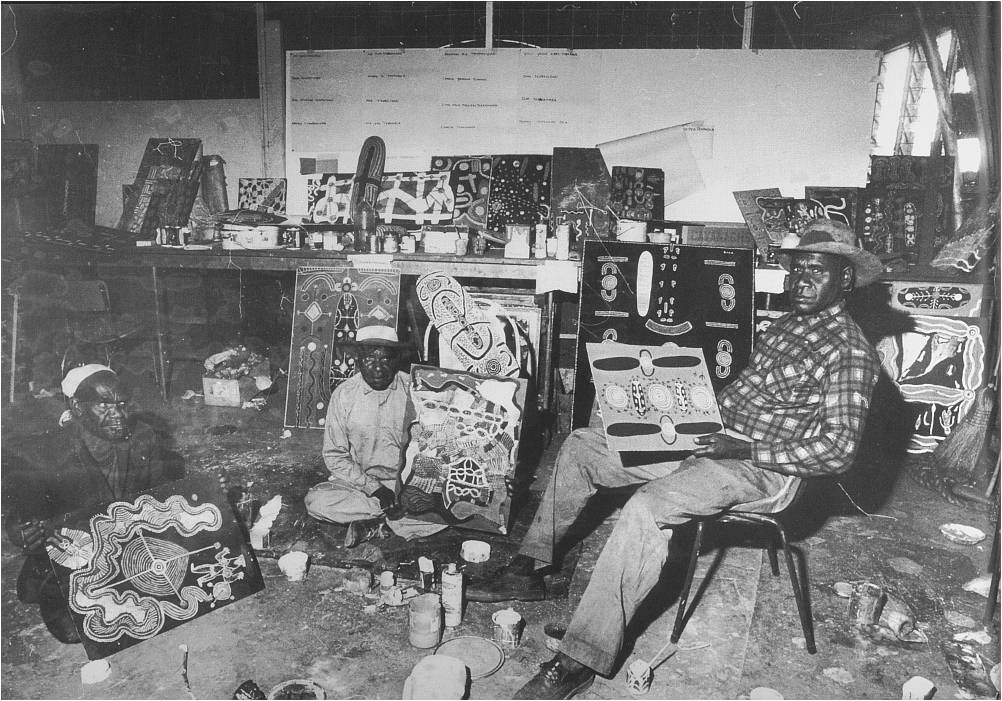 Men's painting room, Papunya